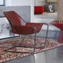 Paulistano Leather Armchair by Objekto, Cognac Red Image 6