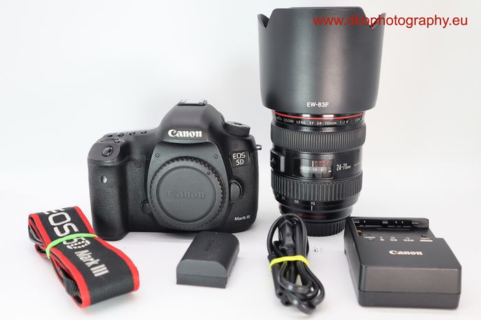 Canon 5d Mk 3 Camera & Canon Ef 24-70mm F2.8l Usm Lens #089/458