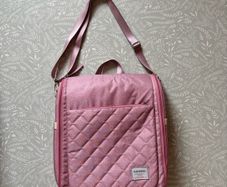 Portable baby bassinet and nappy bag- LIKE NEW