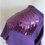 Smoove" purple open back top, Image 3