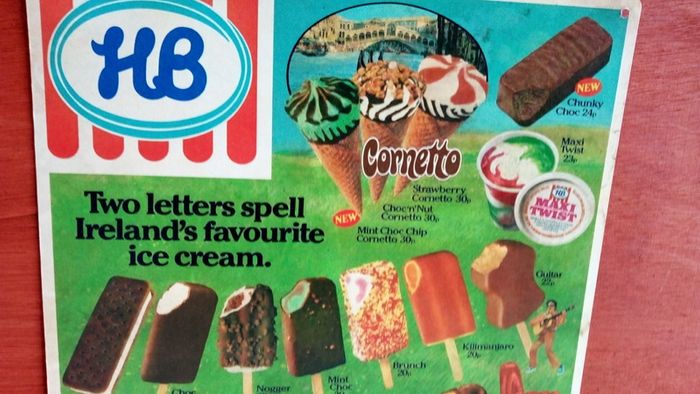 Hb Ice Cream Reproduction Advert Poster