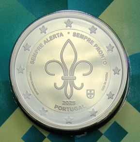 Portugal 2 Euro Base Metals Proof Coin 2025 - Worldwide Scouting