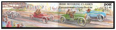 1989 Ireland Irish Motoring Commemorative Stamps Booklet Mint Never Hinged (MNH)  (inc. photos of panes)