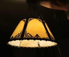 Antique Mother of Pearl Lampshade