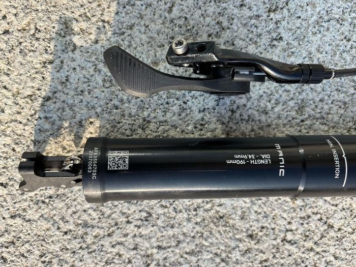 X-Fusion dropper seat post 190mm