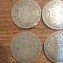 5X GeorV .500 halfcrowns. Image 3