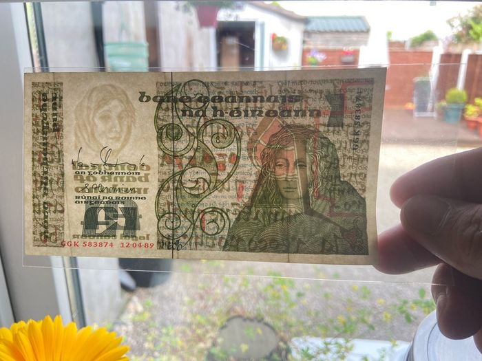 1 pound 1989 note