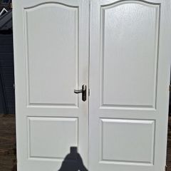 Interior double doors