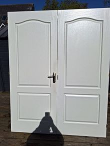 Interior double doors