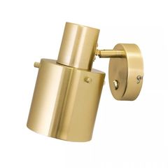 Brass wall lamp plug in