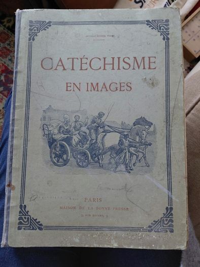Vintage Catechisme en inages book of illustrations Paris 1927