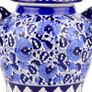 Blue Floral Handmade and Hand Painted Large Ceramic Jar with Lid, Chinese Style Jar | Warehouse Clearance | Massive Discount | Bargain prices Image 3