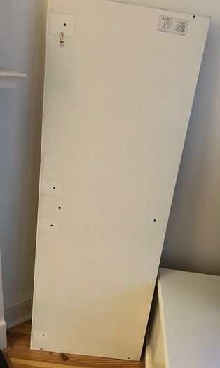 IKEA ELGA Wardrobe with glass sliding doors
