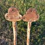 Victorian cast iron bench ends Image 5