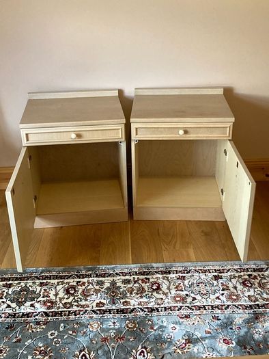Vintage bedside lockers
