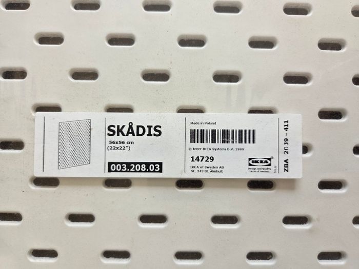 IKEA Skadis Pegboard