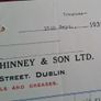 Set of Vintage Motor & Motor Oil Invoices Image 3