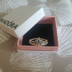 Pandora Disney Cinderella Blue Tiara Ring