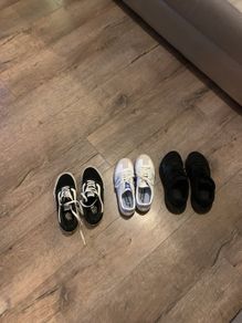 3 pairs women's  trainers