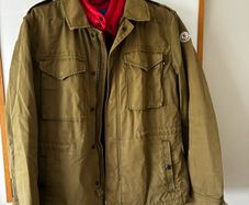 Moncler coat with padded underlayer