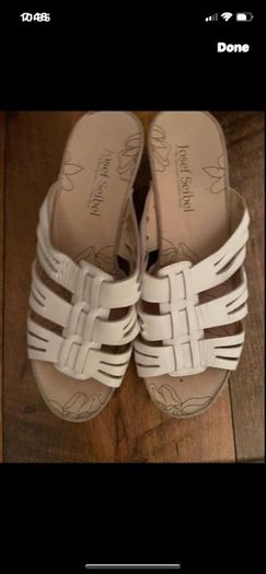 Ladies Leather Sandals Size 4 Joseph Seibel