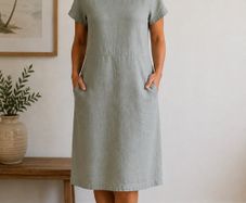 Part Two pure linen dress uk10-12