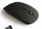 Wireless Mouse Ultra thin Black for PC laptop computer 2.4ghz with USB adaptor