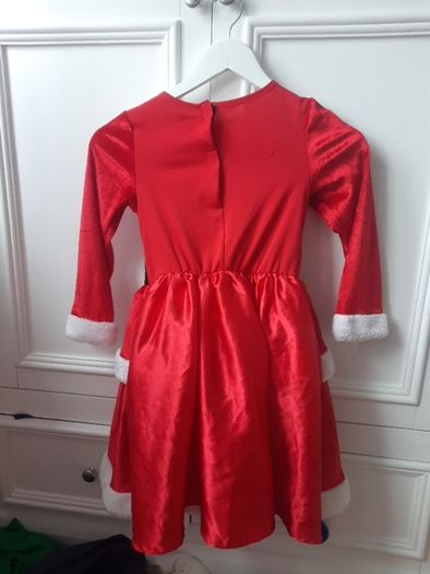 Mrs Santa Claus costume Christmas dress girls size 7-8 years