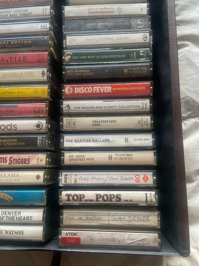 Cassette tapes collection.