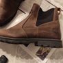 Timberland leather slip on boots Image 6