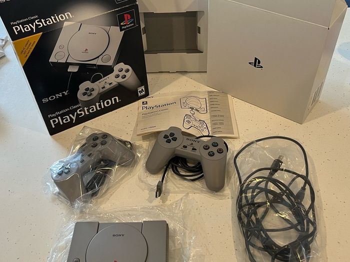 Sony PlayStation Classic w/ 2x Controllers, Boxed ( near new condition )