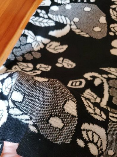 Black & White Pattern Knit Dress Size