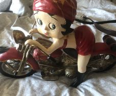 betty boo on a motorcycle