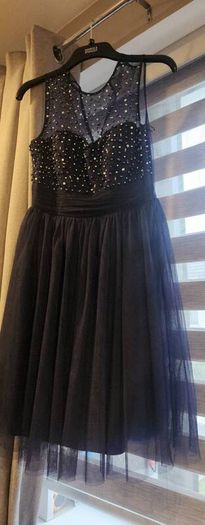 new blue evening dress