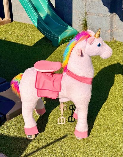 Ride On Unicorn Pony Horse Cycle (like new)