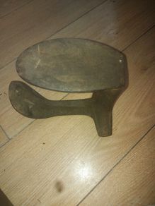 antique cast iron cobbler tool