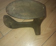 antique cast iron cobbler tool