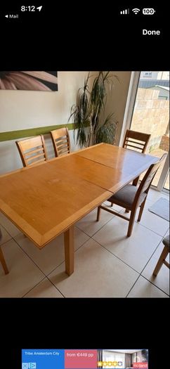 Free beds, Lockers, chest of drawers Table and chairs