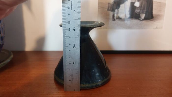 Lovely Vintage Louis Mulcahy Small Posy Vase/Candle Holder in Excellent Condition, May Have Originally Been an Oil Burner