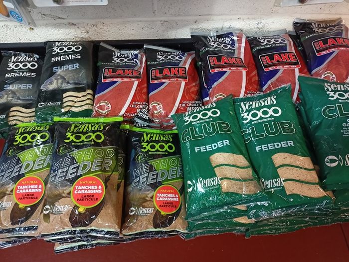 Fishing bait rods lines reels waders lures feeds jackets rod holders and other fishing gear