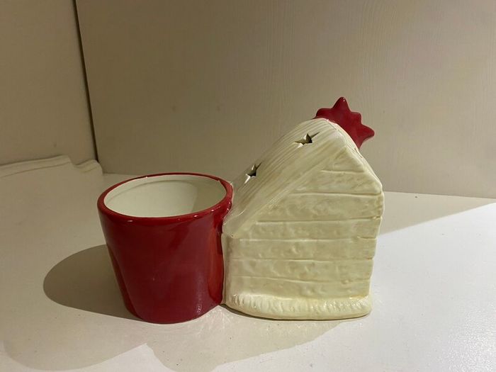 Christmas Decoration / Biblical Themed Glazed Ceramic Indoor Pot