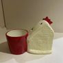 Christmas Decoration / Biblical Themed Glazed Ceramic Indoor Pot Image 4