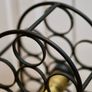 Wine Rack 16 bottle Black Steel Image 5