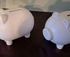 Two Small Money Boxes
