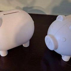 Two Small Money Boxes