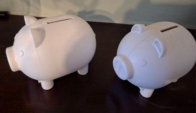 Two Small Money Boxes