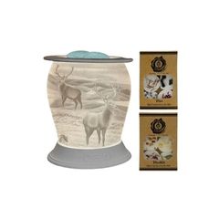Highland Stag Porcelain Electric Melt Burner With Naked Melts