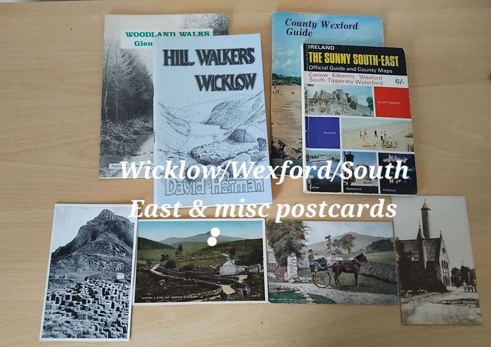 Job lot vintage Irish tourist maps, guides, holiday snaps & postcards 1950s onwards FREEPOST