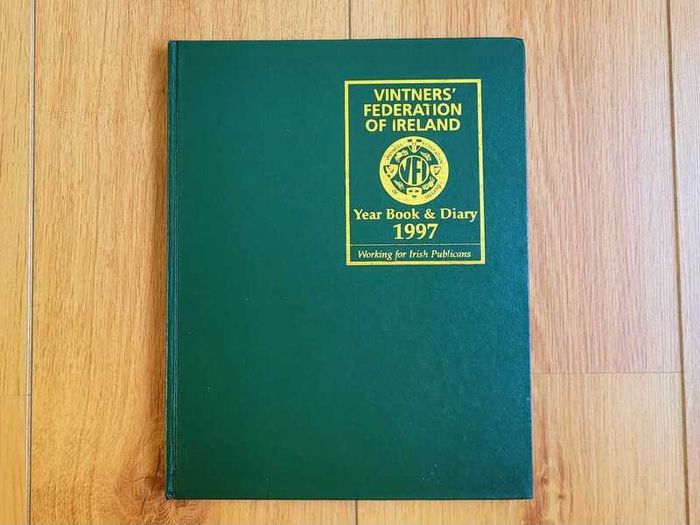 Rare Vintners' Federation of Ireland Year Book & Diary 1997 Hardback Unused