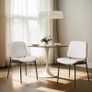 Set of 2 Faux Leather Dining Chairs Image 10